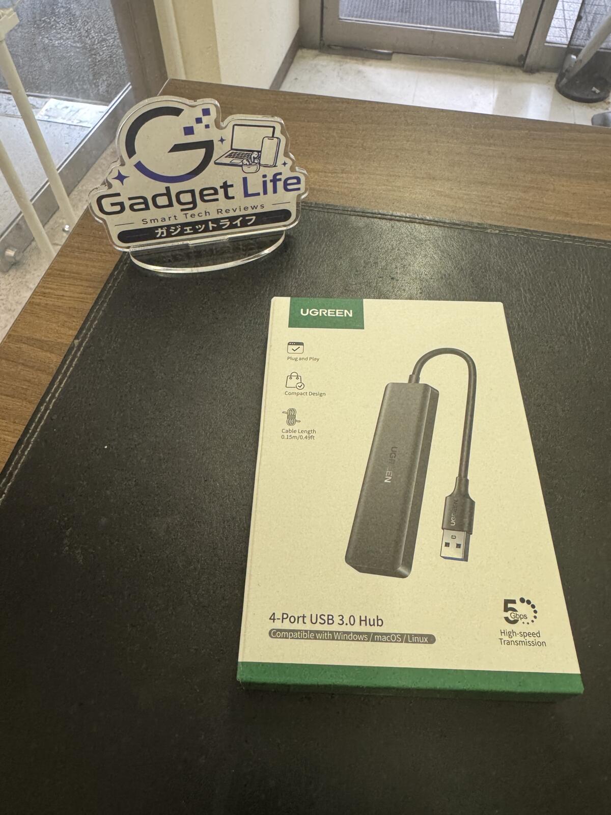 UGREEN 4ポートUSB 3.0ハブのパッケージ