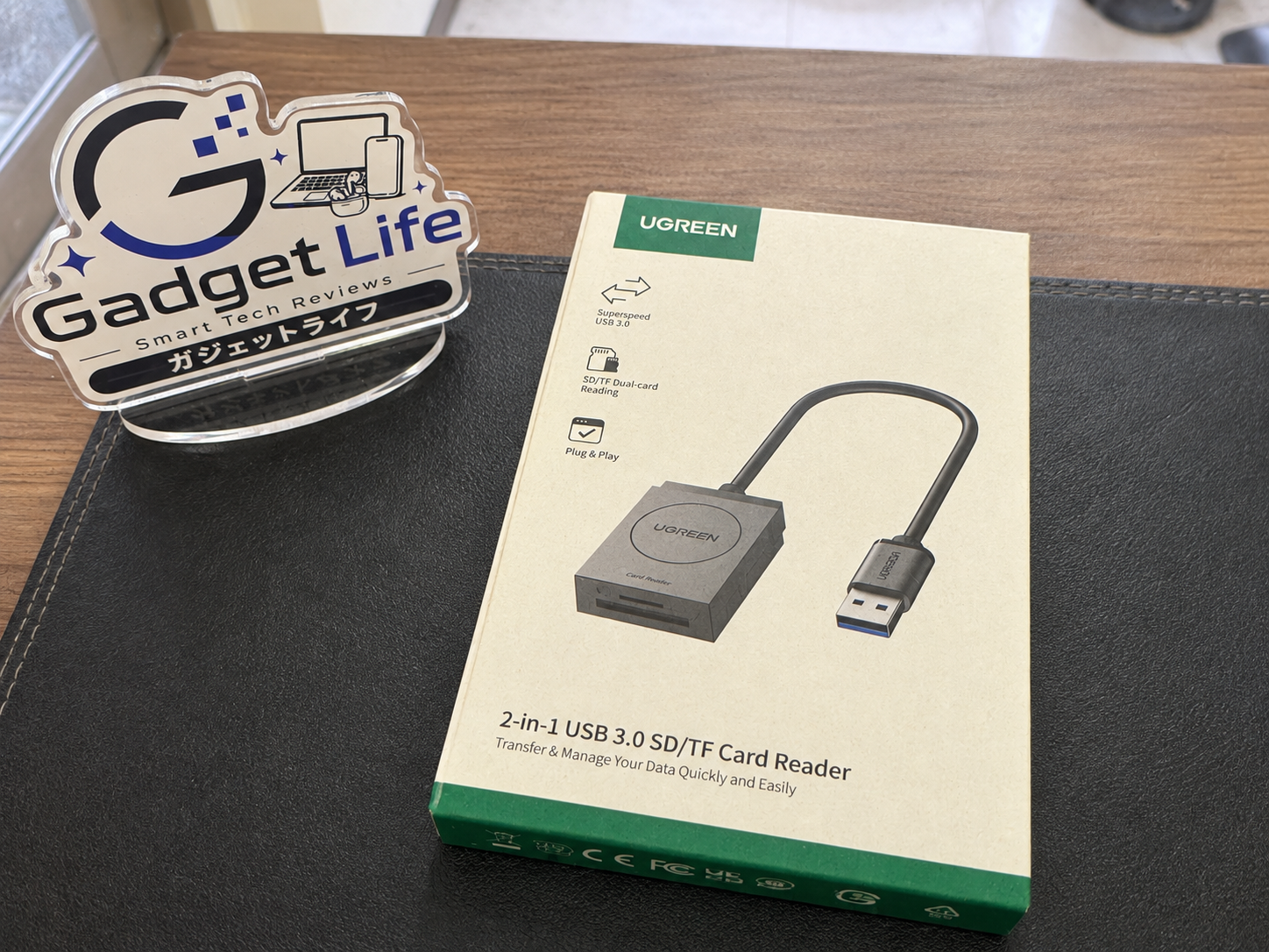 UGREEN USB 3.0 SD TFカードリーダーのパッケージ