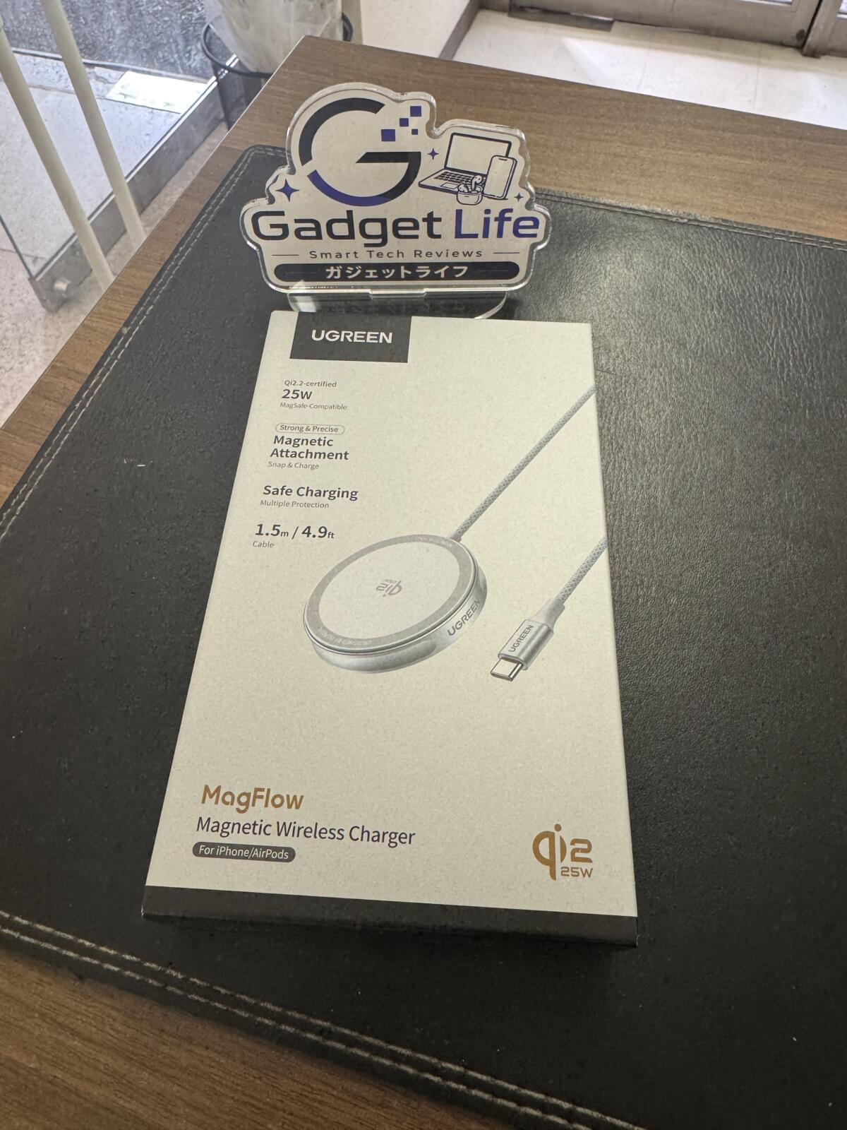 UGREEN MagFlow Qi2 25W Magnetic Wireless Chargerのパッケージ